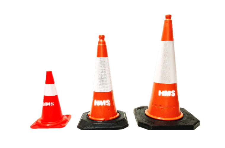 cones altos e baixos, cones para eventos, cones de sinalização