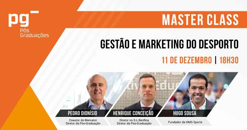 Hugo Sousa na Masterclass de Gestão e Marketing do Desporto
