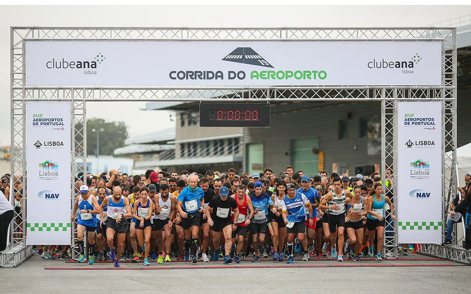 Raquel Trabuco e Martim Monteiro descolaram bem alto na Corrida do Aeroporto