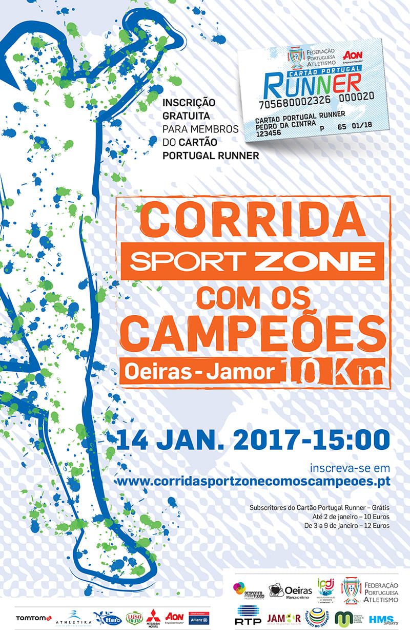 Corrida Sport Zone com os Campeões