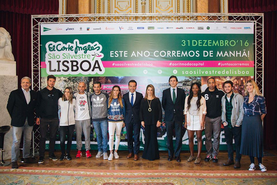 São Silvestre de Lisboa de manhã e a 31 de dezembro