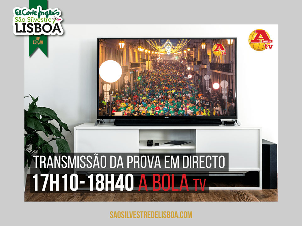 ABOLA TV transmite El Corte Inglés São Silvestre de Lisboa
