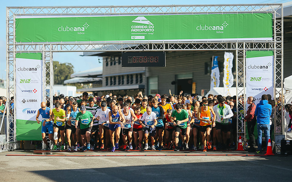 José Gaspar e Raquel Trabuco vencem 10ª Corrida do Aeroporto